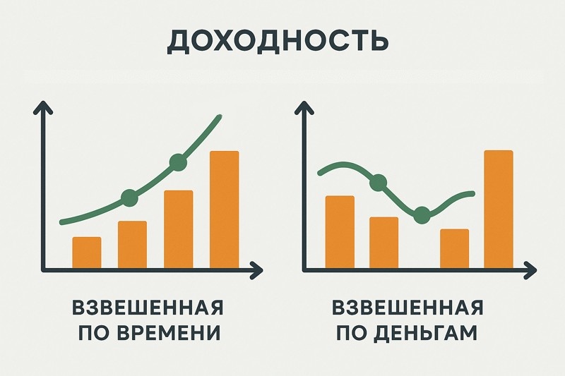 Доходность инвестиционного портфеля: по времени и по деньгам