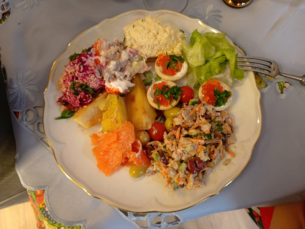 Новогодняя тарелка