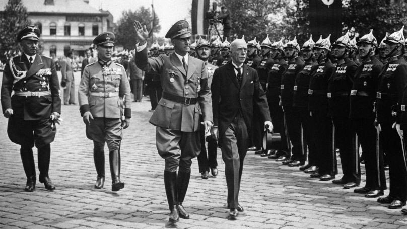 Вильгельм Фрик в Будапеште, 5 июня 1939 года.