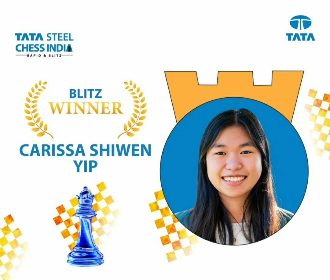 Определились победители в блице на турнире Tata Steel Chess у женщин это Карисса Йип
