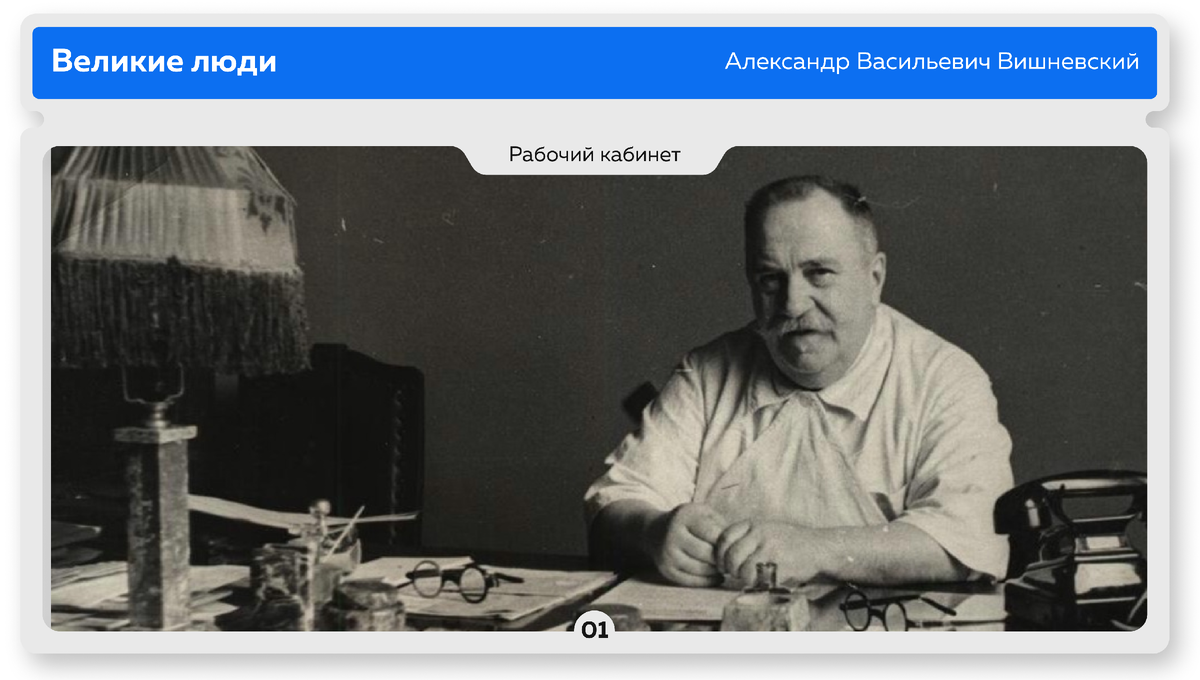 А.В. Вишневский в Институте экспериментальной и клинической хирургии