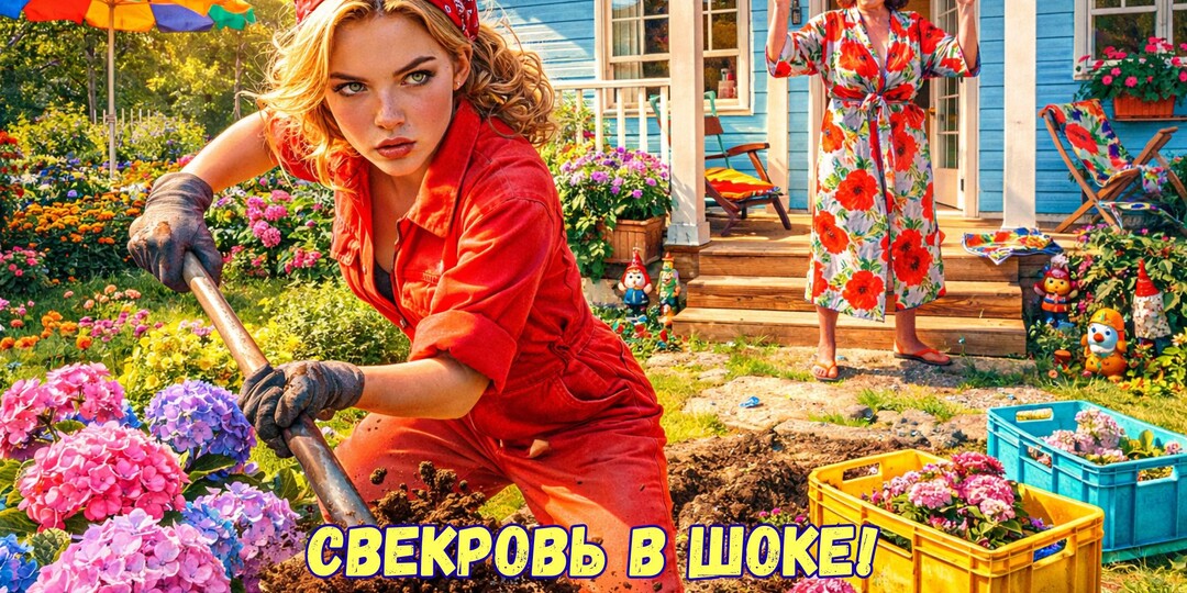 Свекровь заставила невестку копать огород в жару, а сама сидела в тени. Месть невестки. Рассказ.