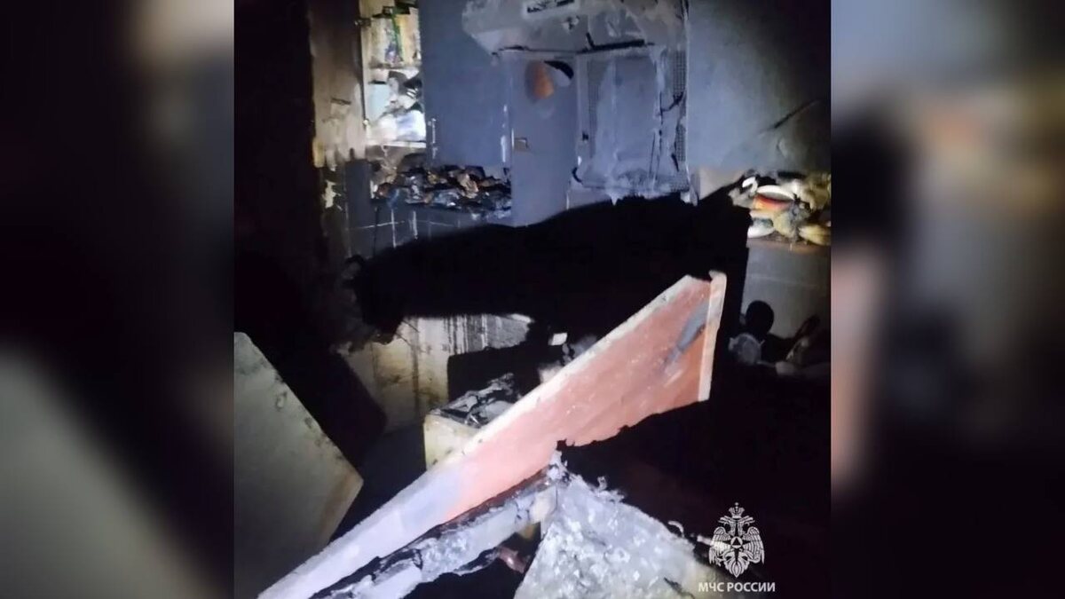    В Курской области произошел пожар из-за незатушенной свечи