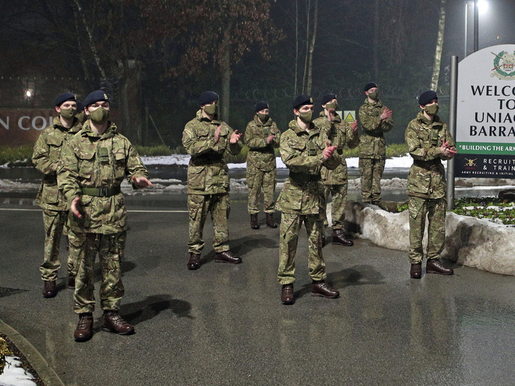     Военнослужащие Великобритании. Фото: AP.