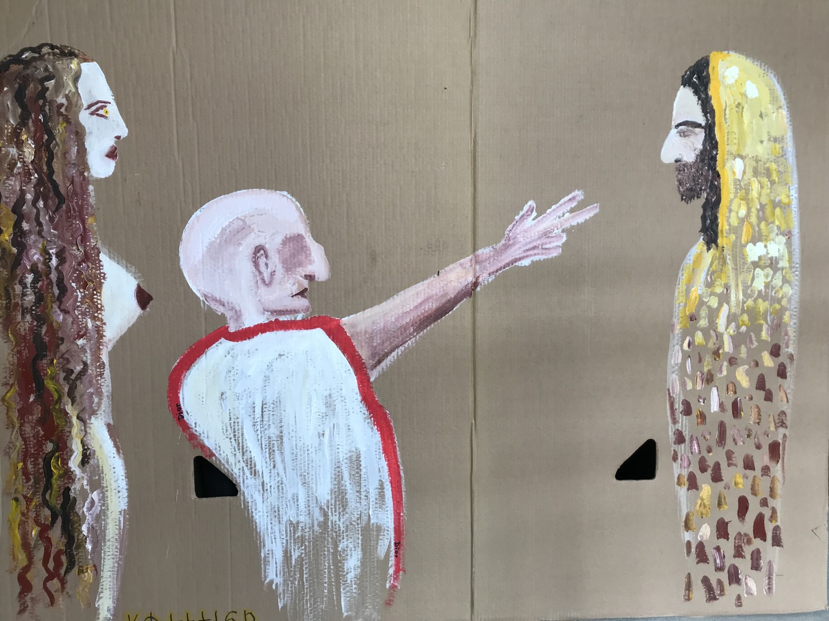 Пилат - Иисусу: Что есть кризис? Картина Августа Котляра, 2015 год