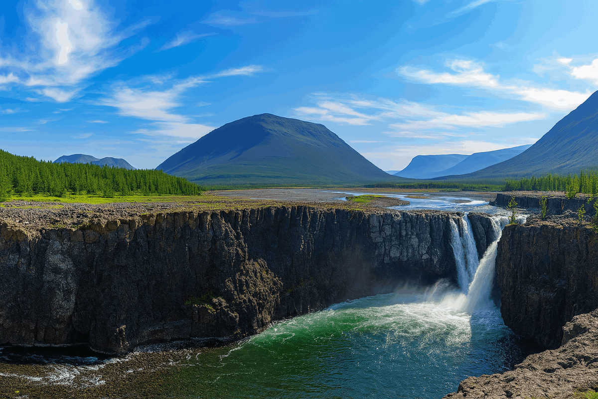 Название «Путорана» происходит от сочетания двух эвенкийских слов: «путора» (болото) и «кан» (место). Источник фото - https://golnk.ru/gpMdq