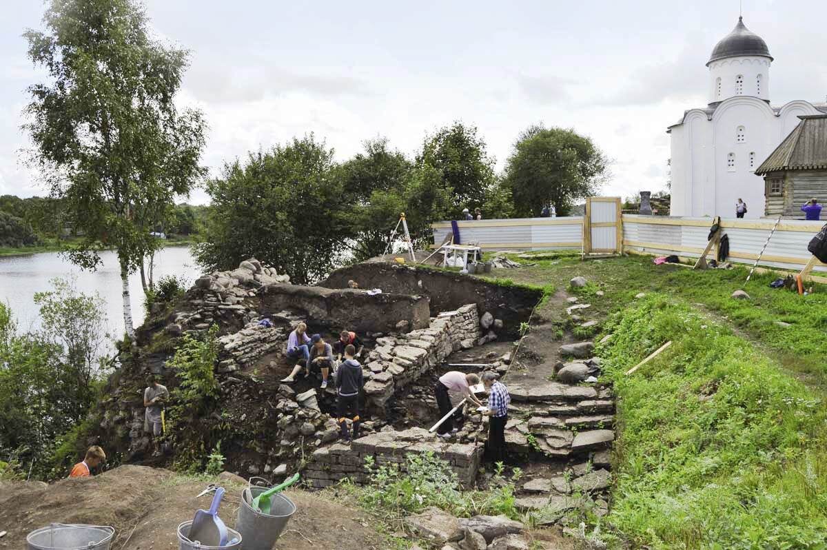 Археологические раскопки 2025 Староя Ладога
