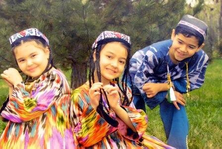 Дети-узбеки, фото из интернета.