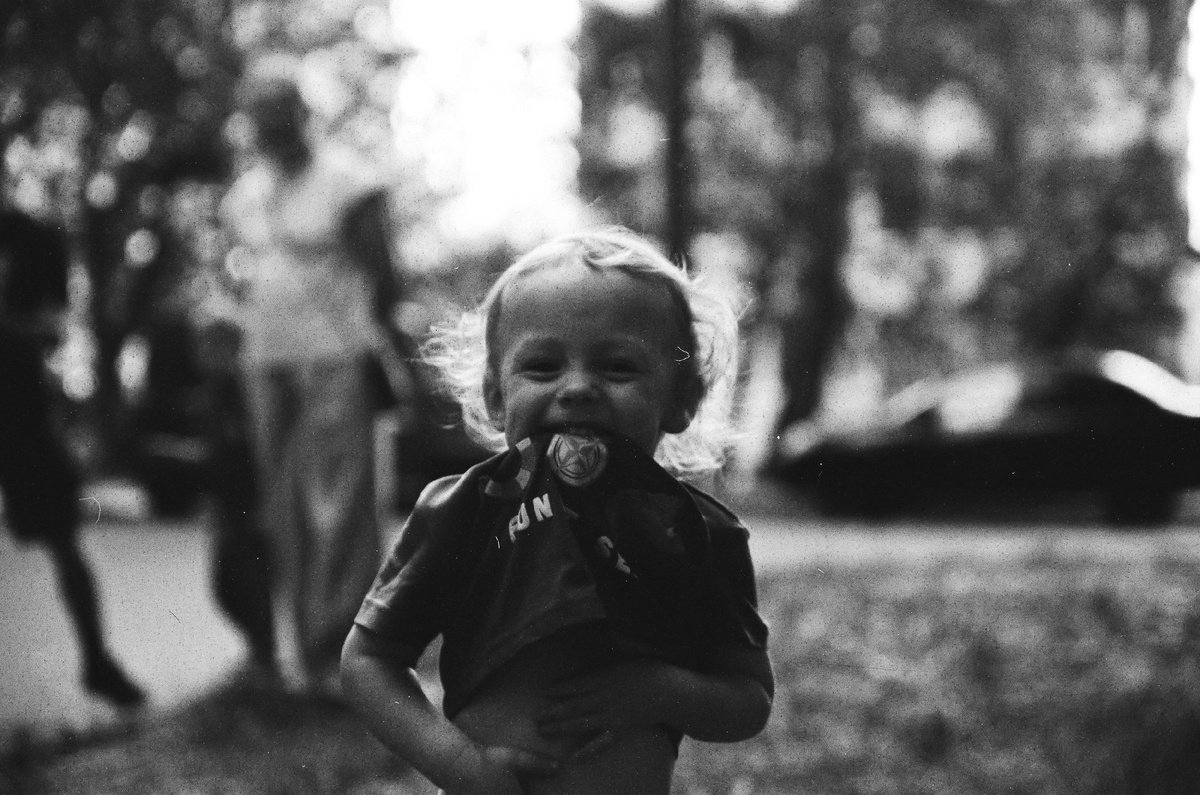 Фотография сделана на пленочный фотоаппарат