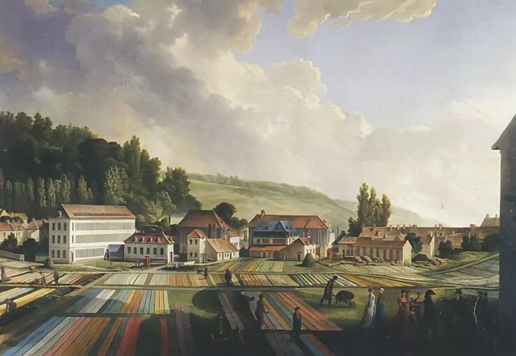 Жан-Батист Юэ, Фабрика Оберкампфа в Жуи-ан-Жоза, 1807. 