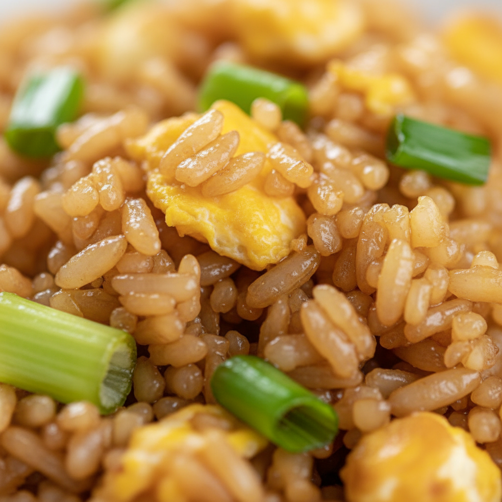 Ленивый Фрид Райс с Яйцом и Зелёным Луком