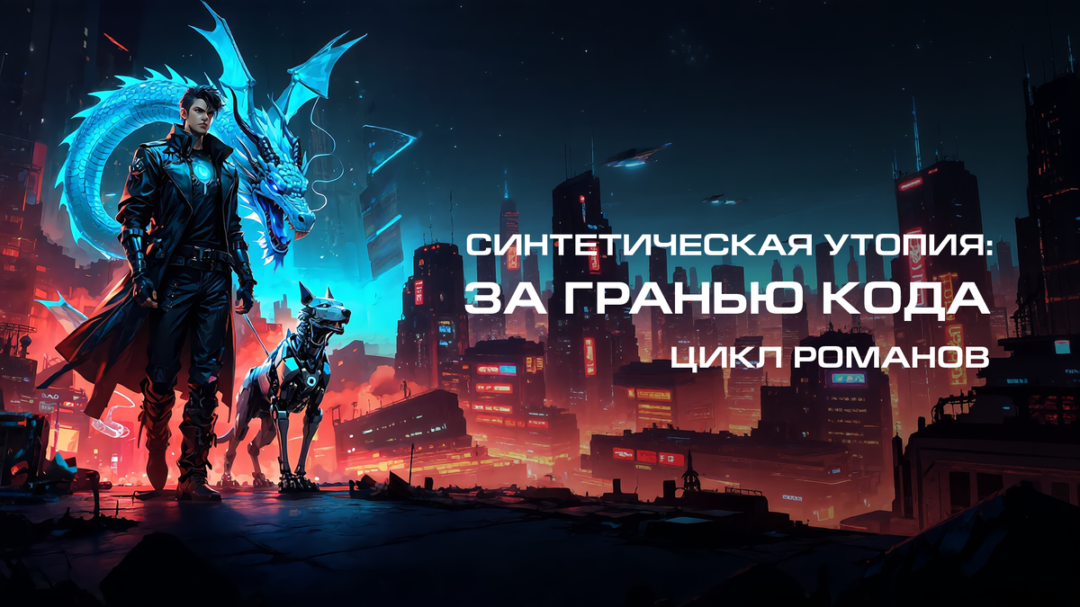 Иллюстрация к циклу «Синтетическая утопия: за гранью кода»