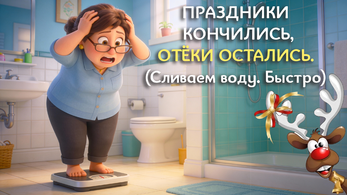 Встала на весы и заплакала? Спокойно! Почему после праздников вы не «жирная», а «водяная» (и как сдуться за 5 дней)