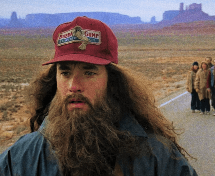 Кадр из фильма "Форрест Гамп", 1994