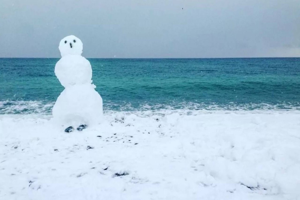 На побережье обещают снегопад 