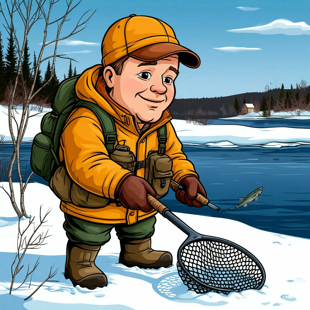 Черпак (или шумовка) для зимней рыбалки