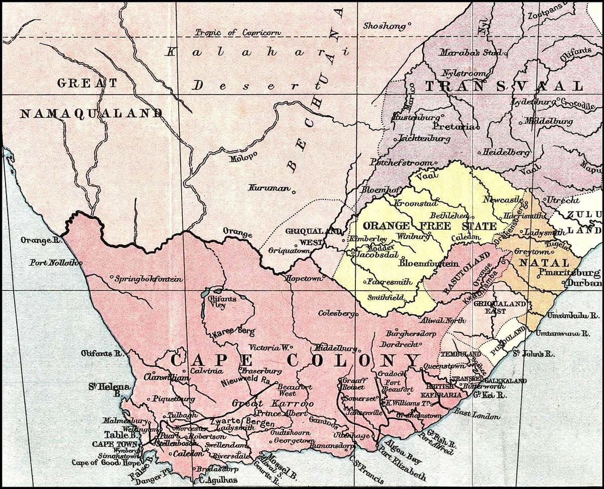 Капская колония в 1878 году