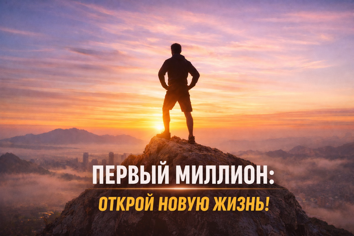 Первый миллион может КАРДИНАЛЬНО изменить вашу жизнь.