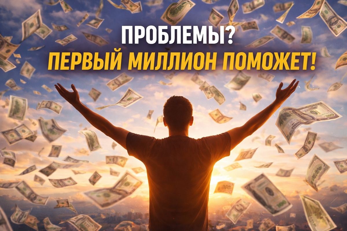 Первый миллион поможет решить большинство проблем.