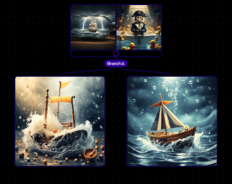 Окно сплайсера после скрещивания 2х картинок