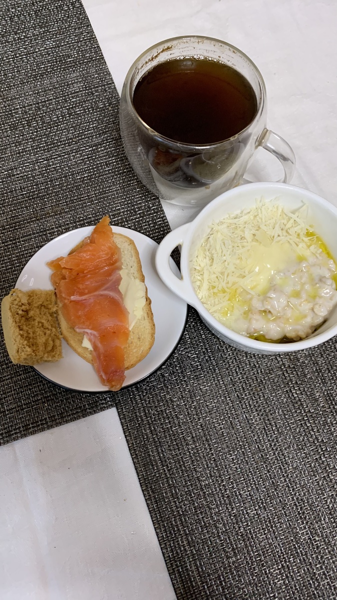 Завтрак. Фото автора канала