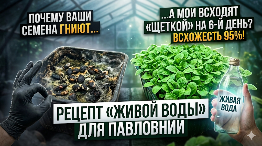 Почему ваши семена гниют, а мои всходят «щеткой» на 6-й день? Рецепт «Живой воды» для Павловнии (Всхожесть 95%)