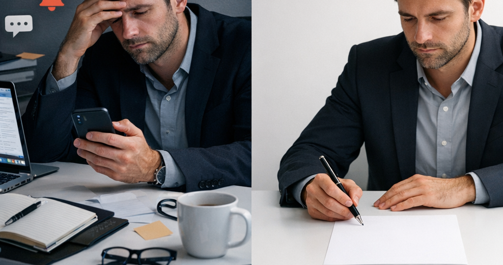 Предпринимателю, утопающему в рутине. Техника одного листа, чтобы завершить день с победой