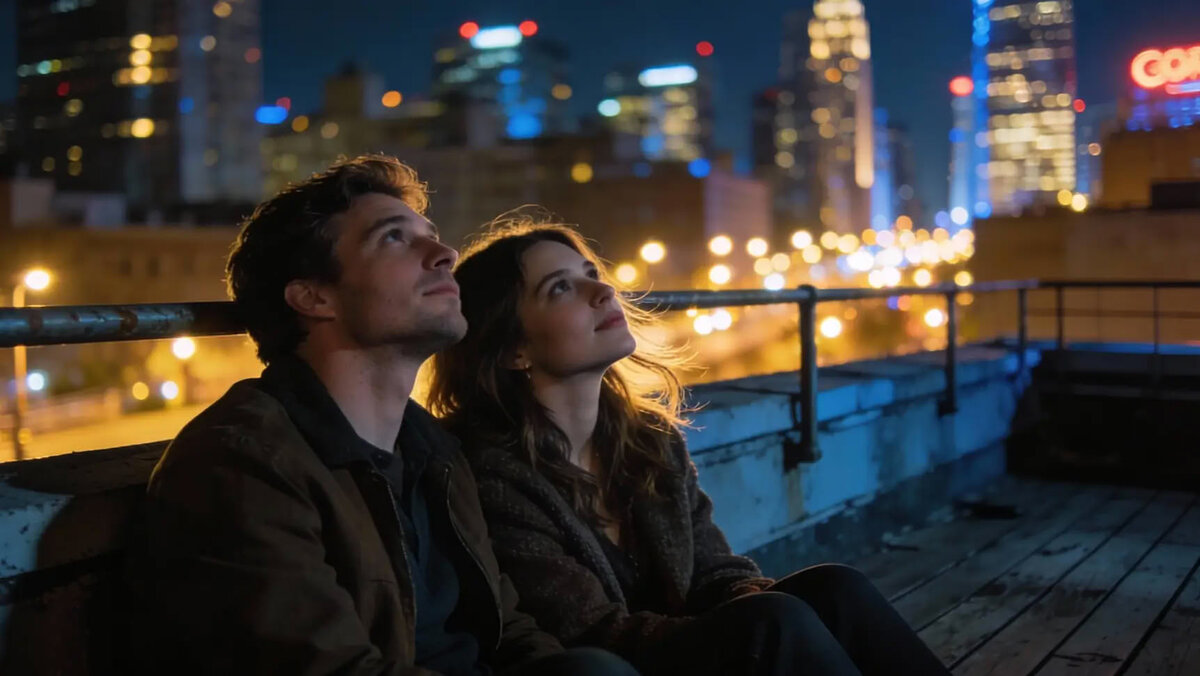 Счастливые влюбленные