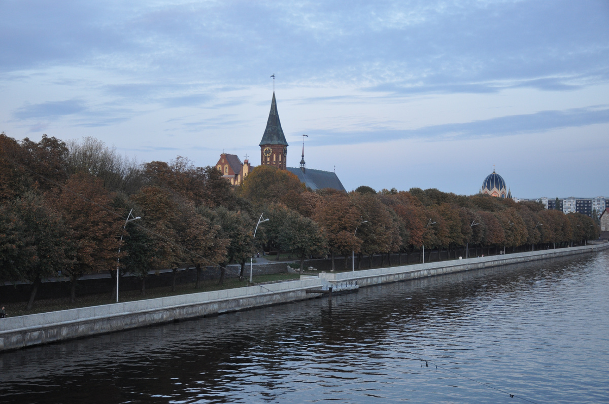 Остров Канта и Кёнигсбергский собор. Октябрь 2018 года. 