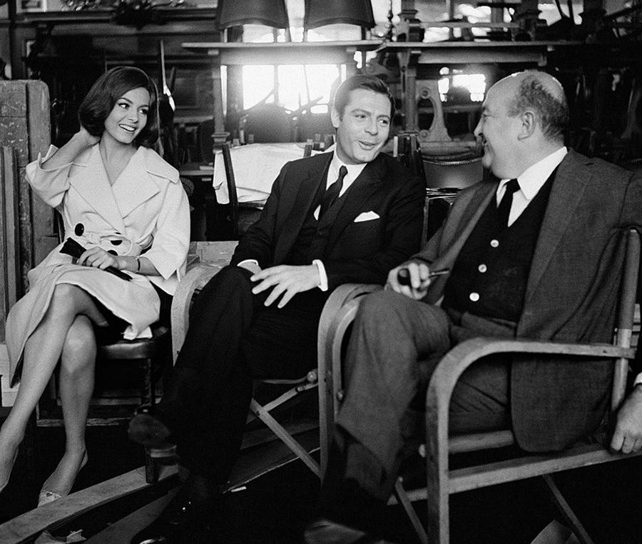 Мишель Мерсье и Марчелло Мастроянни 