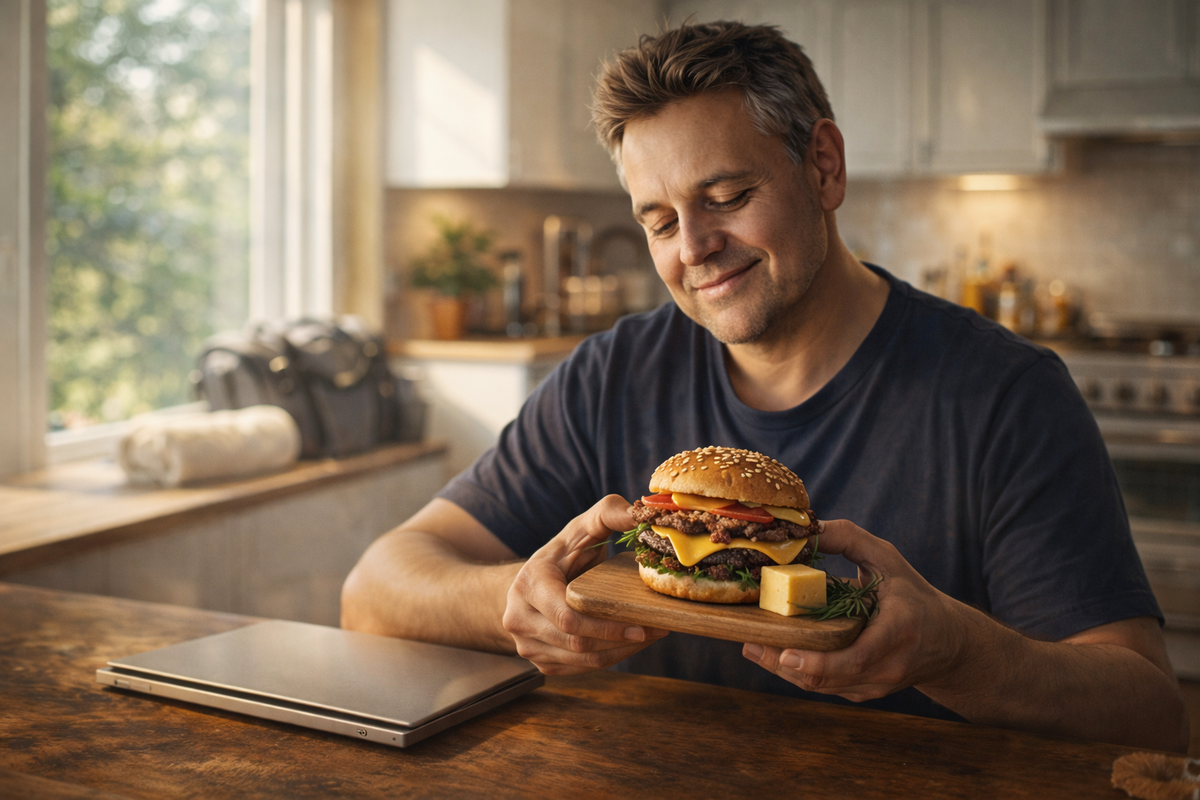 Когда внутри покой, еда перестает быть наркотиком и становится просто качественным удовольствием