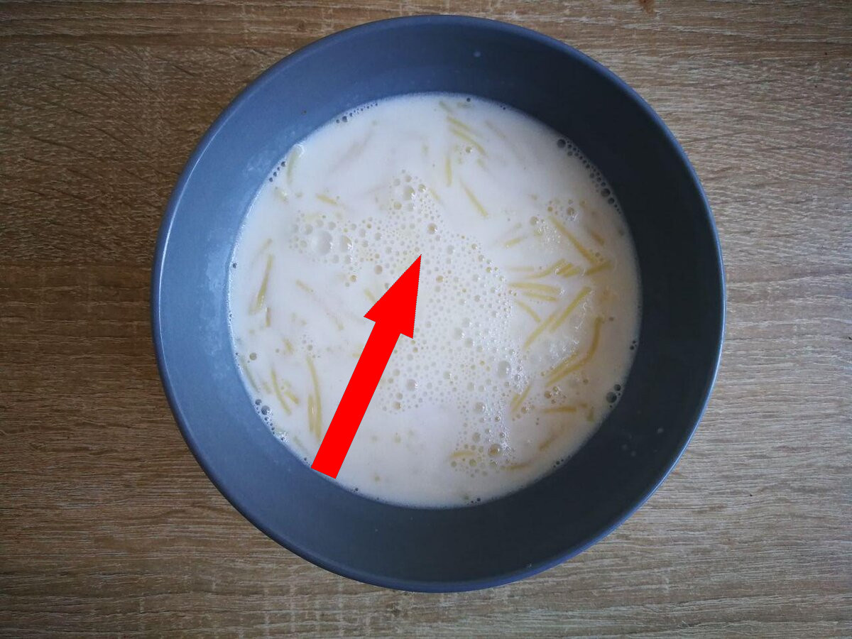    Этот молочный суп с макаронами-звёздочками ел сам Юрий Гагарин