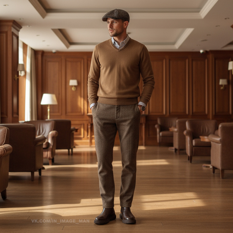 Мужской стиль Old Money. Образ № 1539