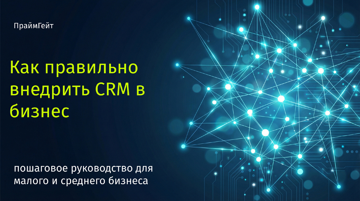 внедрение CRM пошаговое руководство