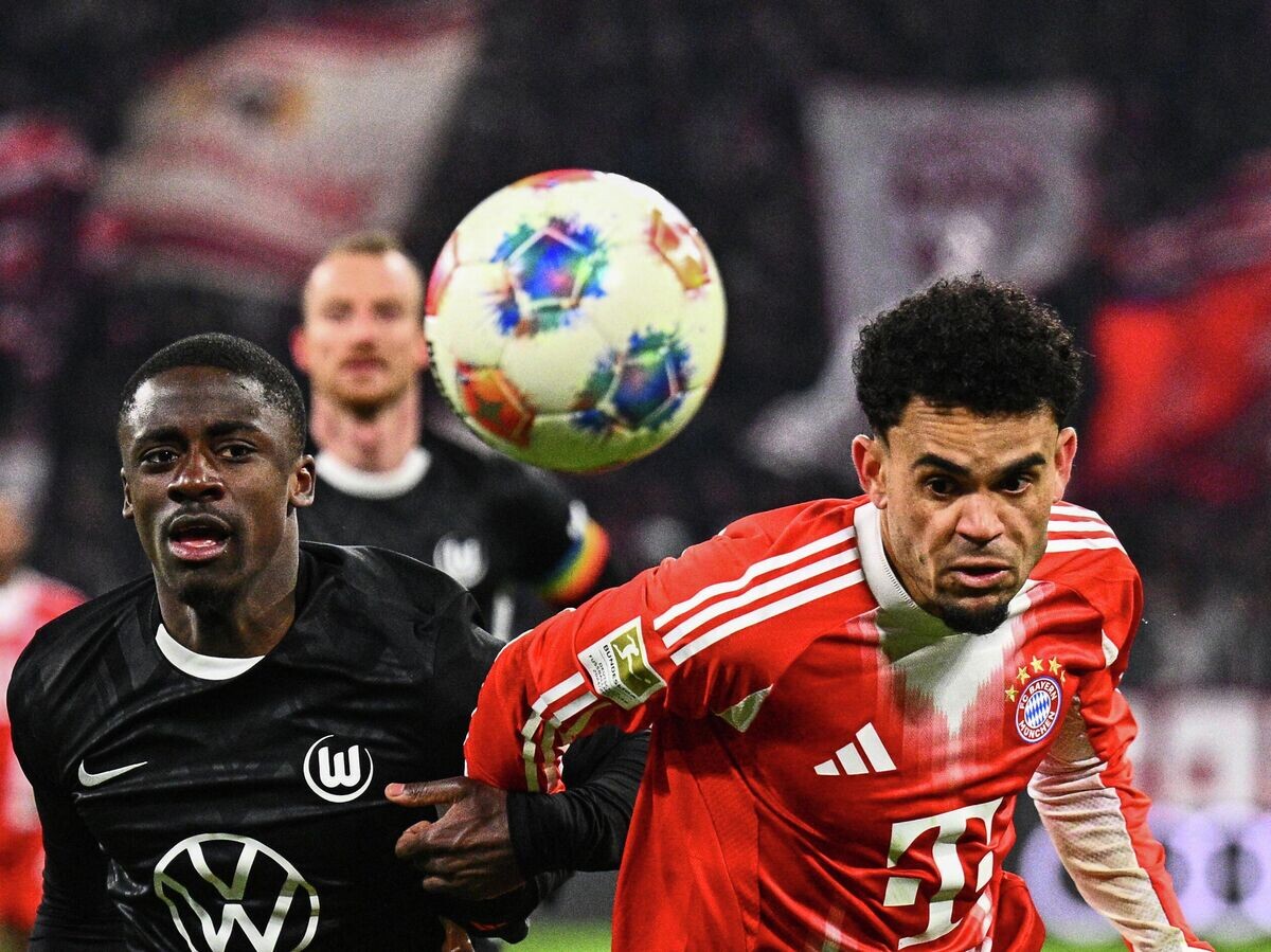    Эпизод матча "Баварии" против "Вольфсбурга" | © Getty Images / picture alliance