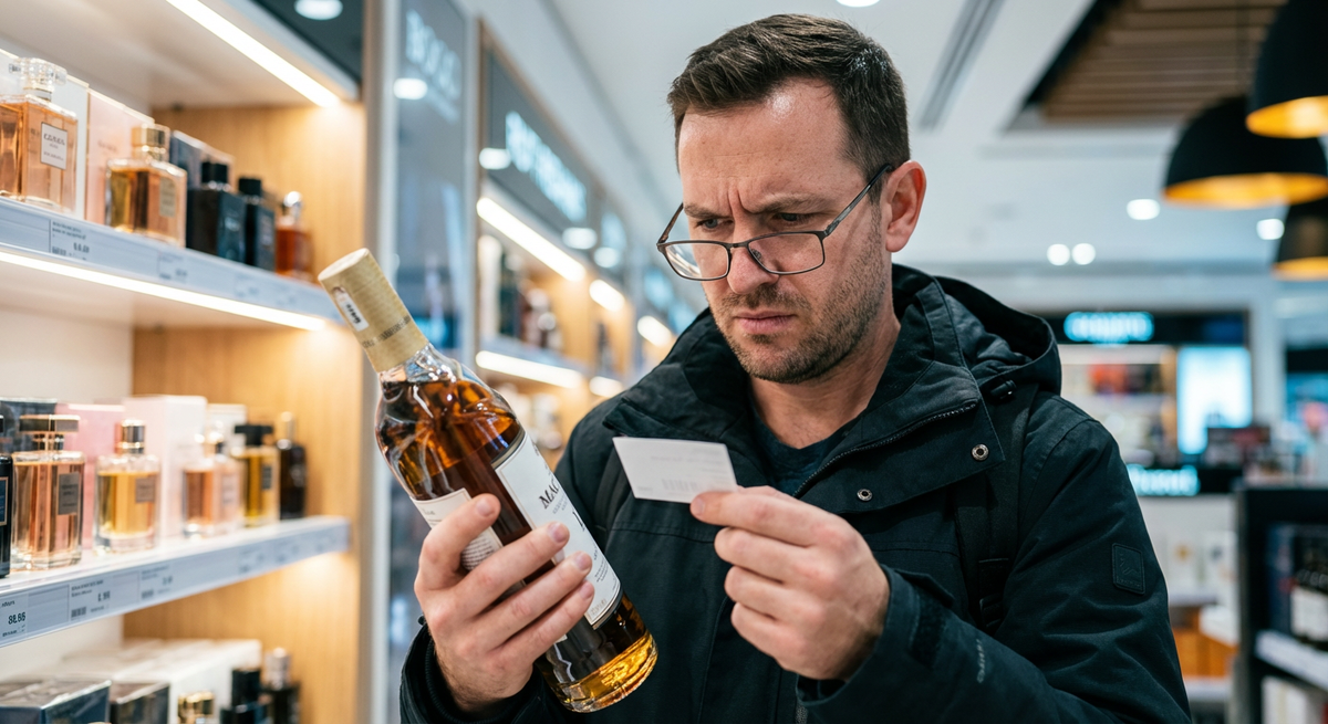 Знакомое чувство? Тот момент в дьюти-фри, когда цена на "выгодный" алкоголь вызывает только скепсис