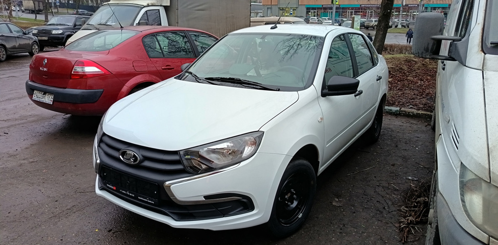 Наша "Гранта ФЛ" сразу после покупки