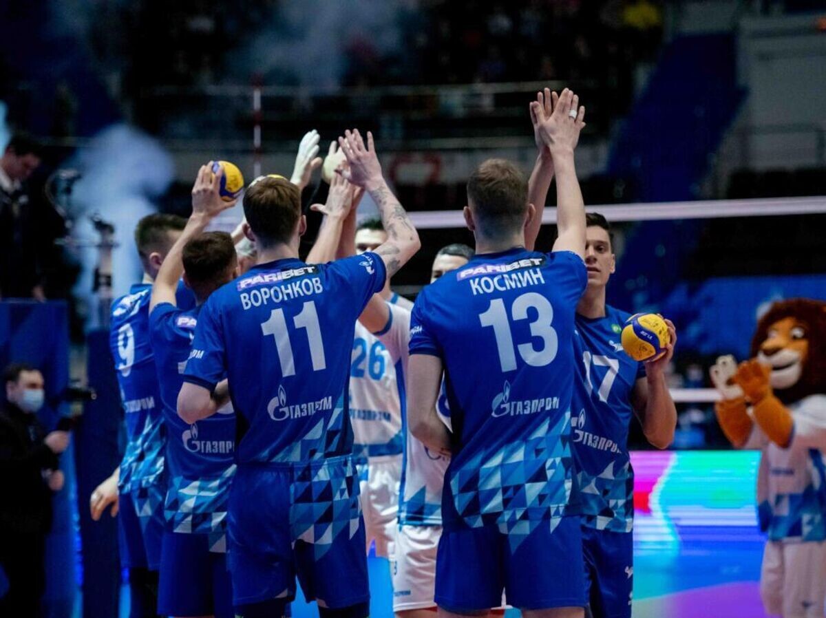    Волейболисты петербургского "Зенита" | © Фото : Пресс-служба ВК "Зенит" (Санкт-Петербург)