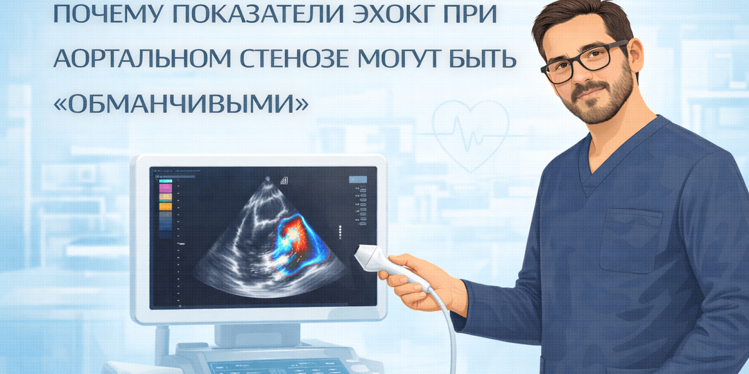 Почему показатели ЭхоКГ при аортальном стенозе могут быть «обманчивыми»