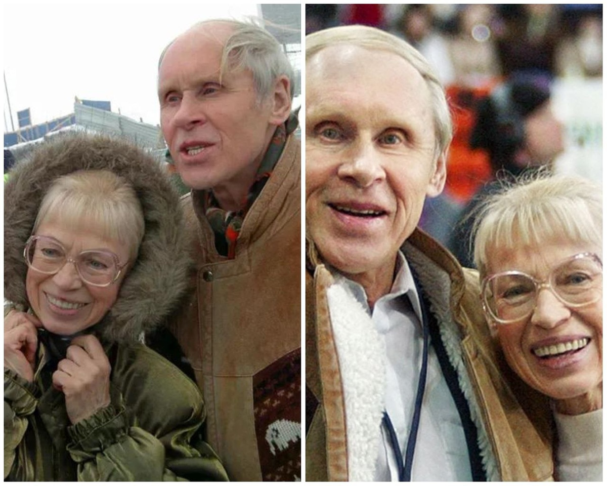 Олег Протопопов и Людмила Белоусова в старости