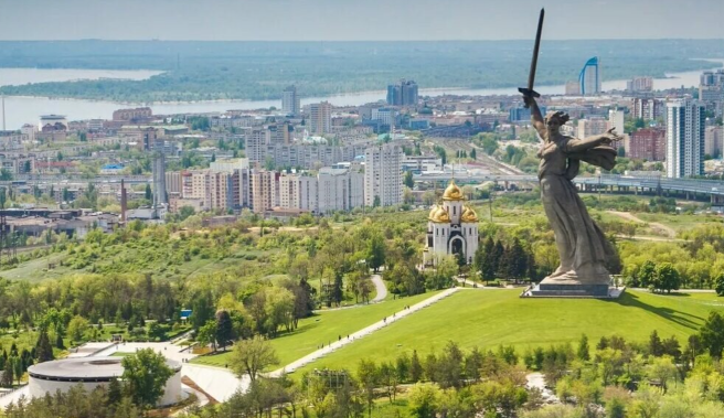 Волгоград с высока
