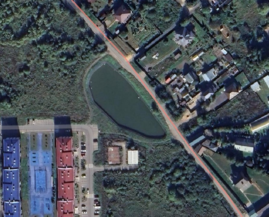 Тот самый пруд, вид сверху