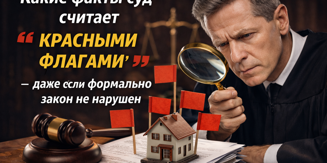 Какие факты суд считает «красными флагами» — даже если формально закон не нарушен