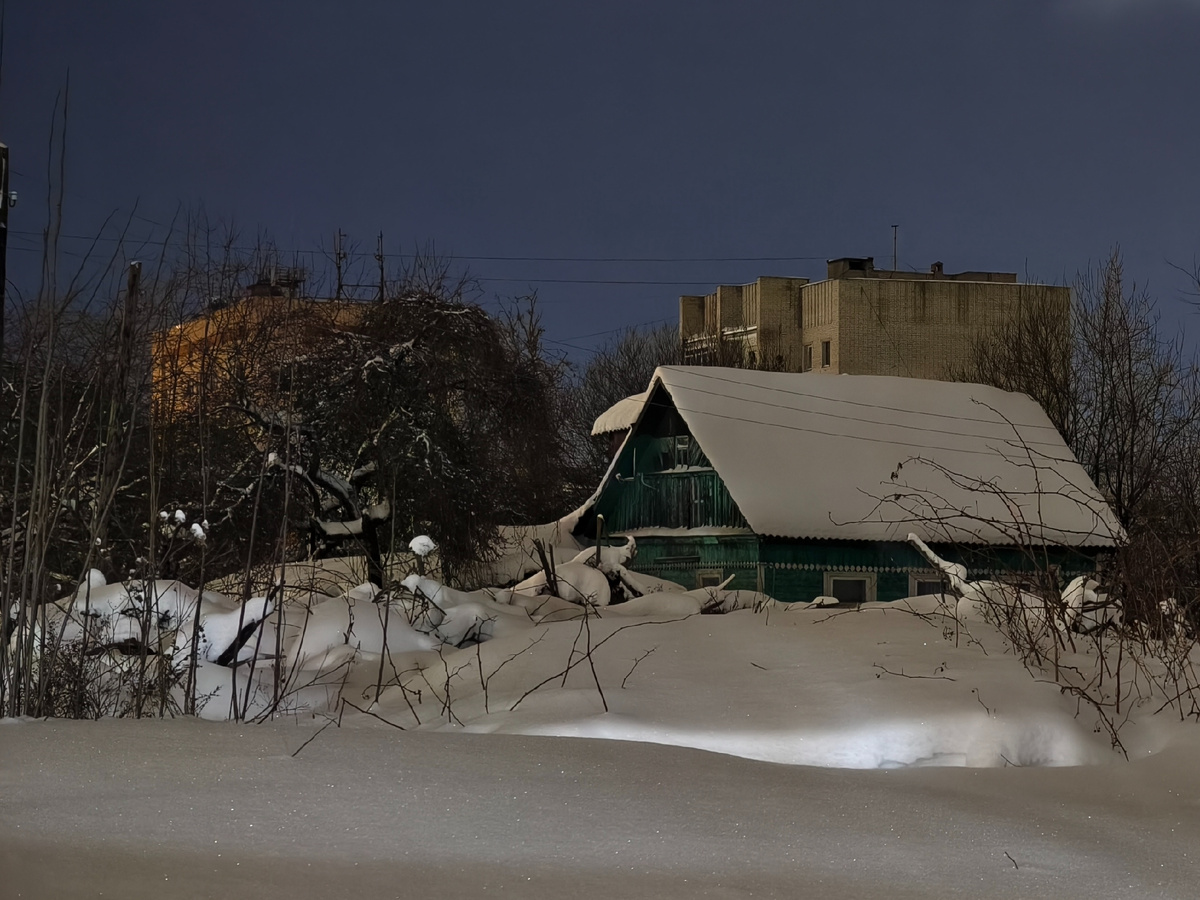 Зимний город