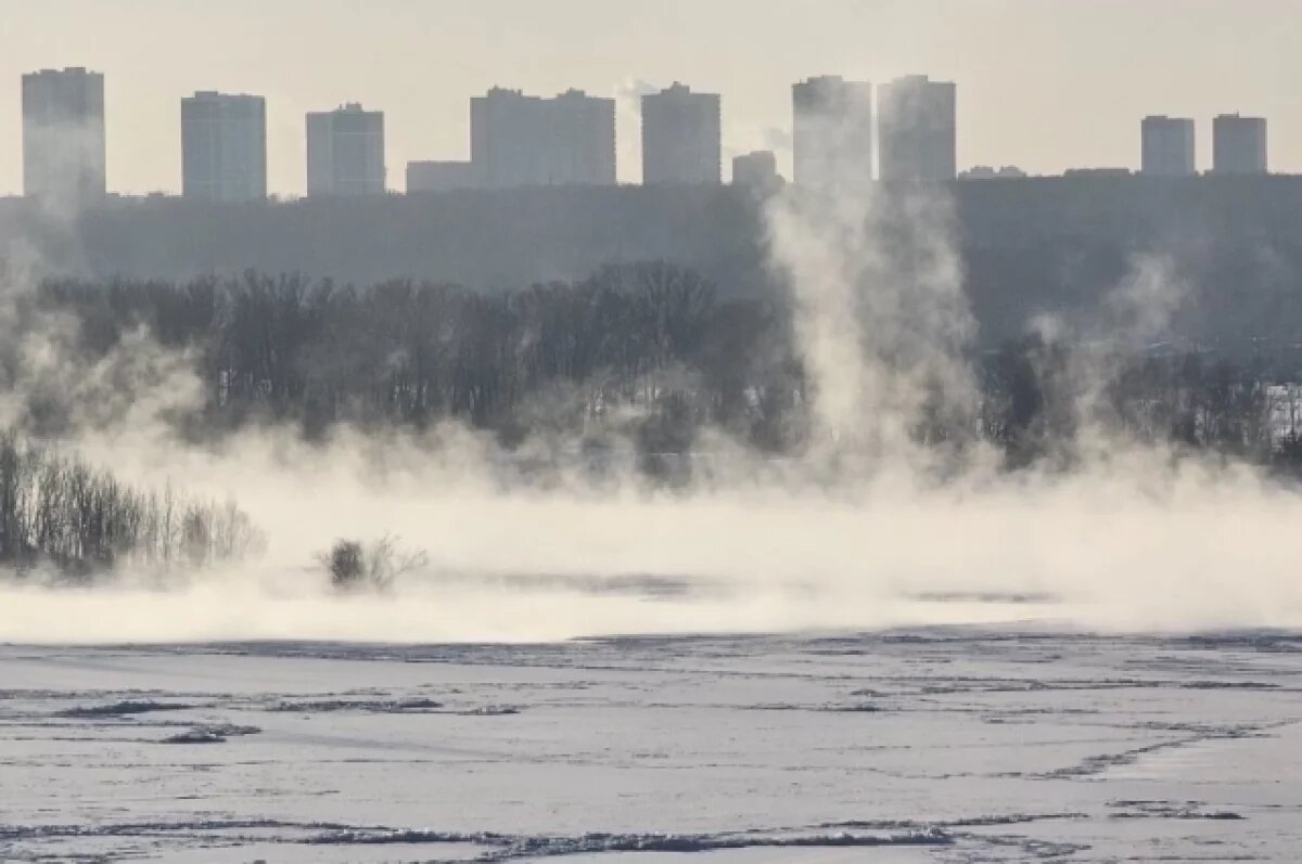    В Новосибирске ожидается резкое понижение температуры до −40°C