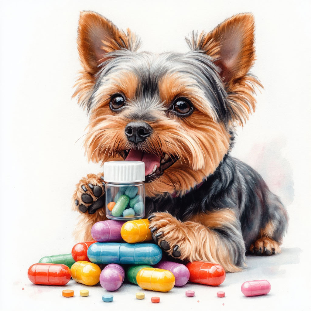 Витамины для взрослого йоркширского терьера — это не просто «добавка к еде», а продуманная стратегия сохранения качества жизни.