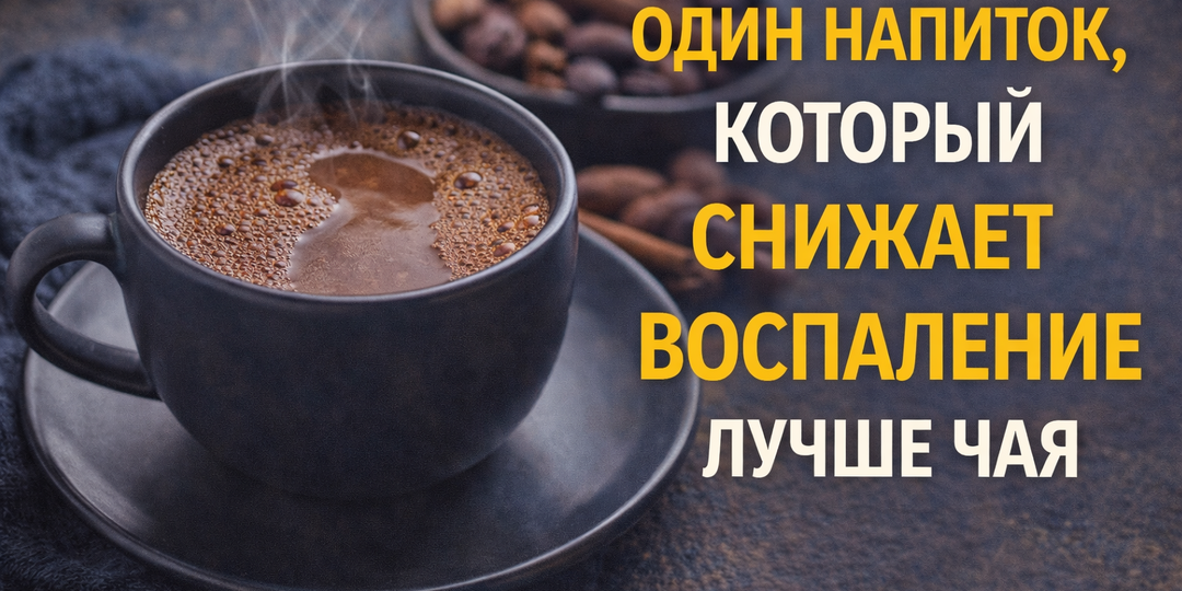 Один напиток, который снижает воспаление лучше чая?