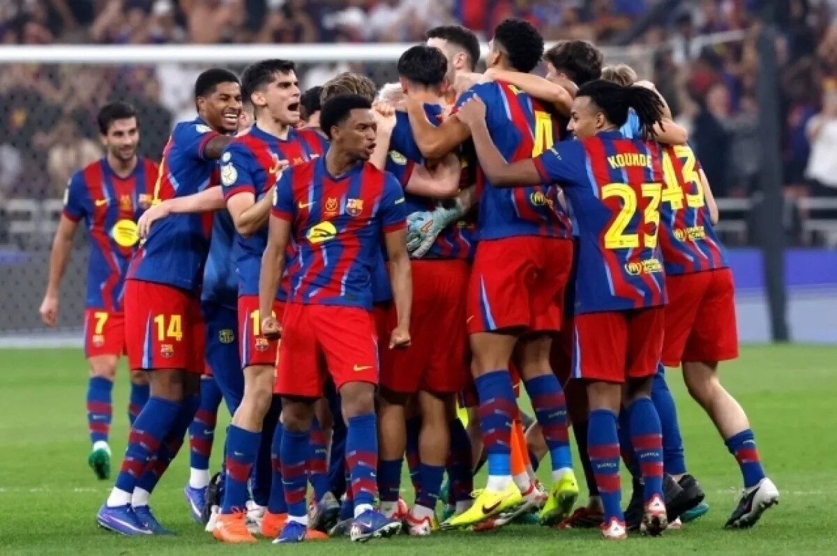    «Барселона» обыграла «Реал» и в 16-й раз завоевала Суперкубок Испании