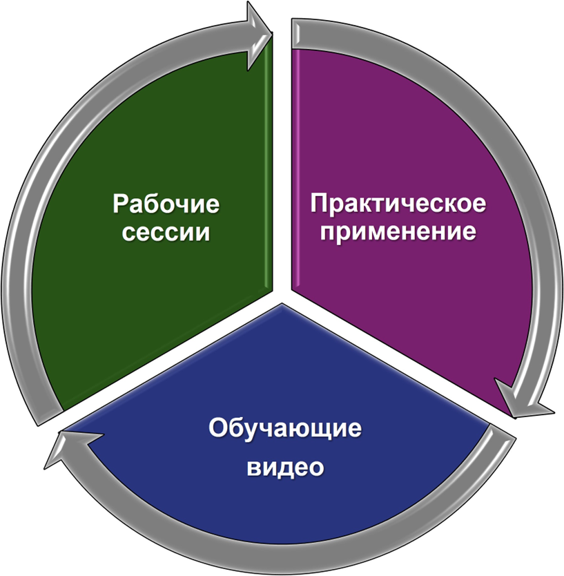 Модель передачи знаний и отработки навыков их применения