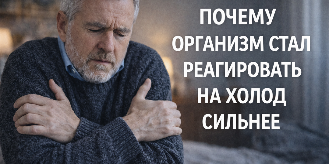 Почему организм стал реагировать на холод сильнее?